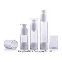 Frosted Clear Airless Bottle for Cosmetic Packaging